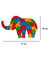 2 in 1 Animal Puzzle  - Pack of 1 - Elephant
